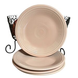 Fiestaware Salad Bread Plate Apricot Peach Fiesta Vintage USA